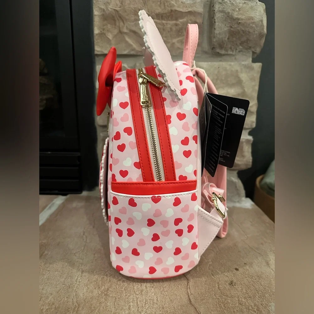 Adorable Loungefly Minnie and Mickey Mini Backpack ❤️ 💖 - Picture 6 of 9